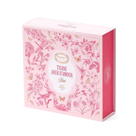 Coffret Infusion Bio Jour d'Amour- 20 sachets dose luxe