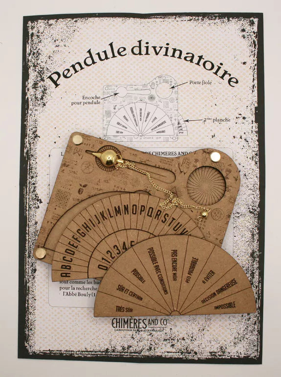 Coffret Pendule et Planche, fait à la main