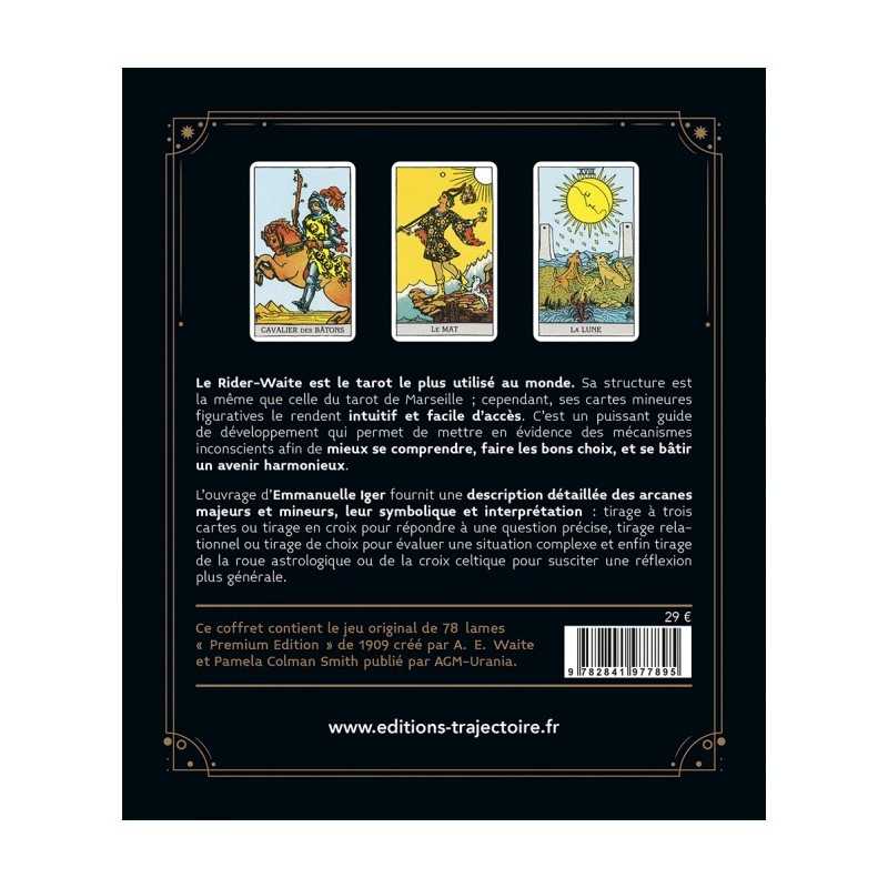 Coffret Tarot Rider-Waite  Le livre et le jeu original